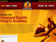 Tablet Screenshot of kungfucleveland.com